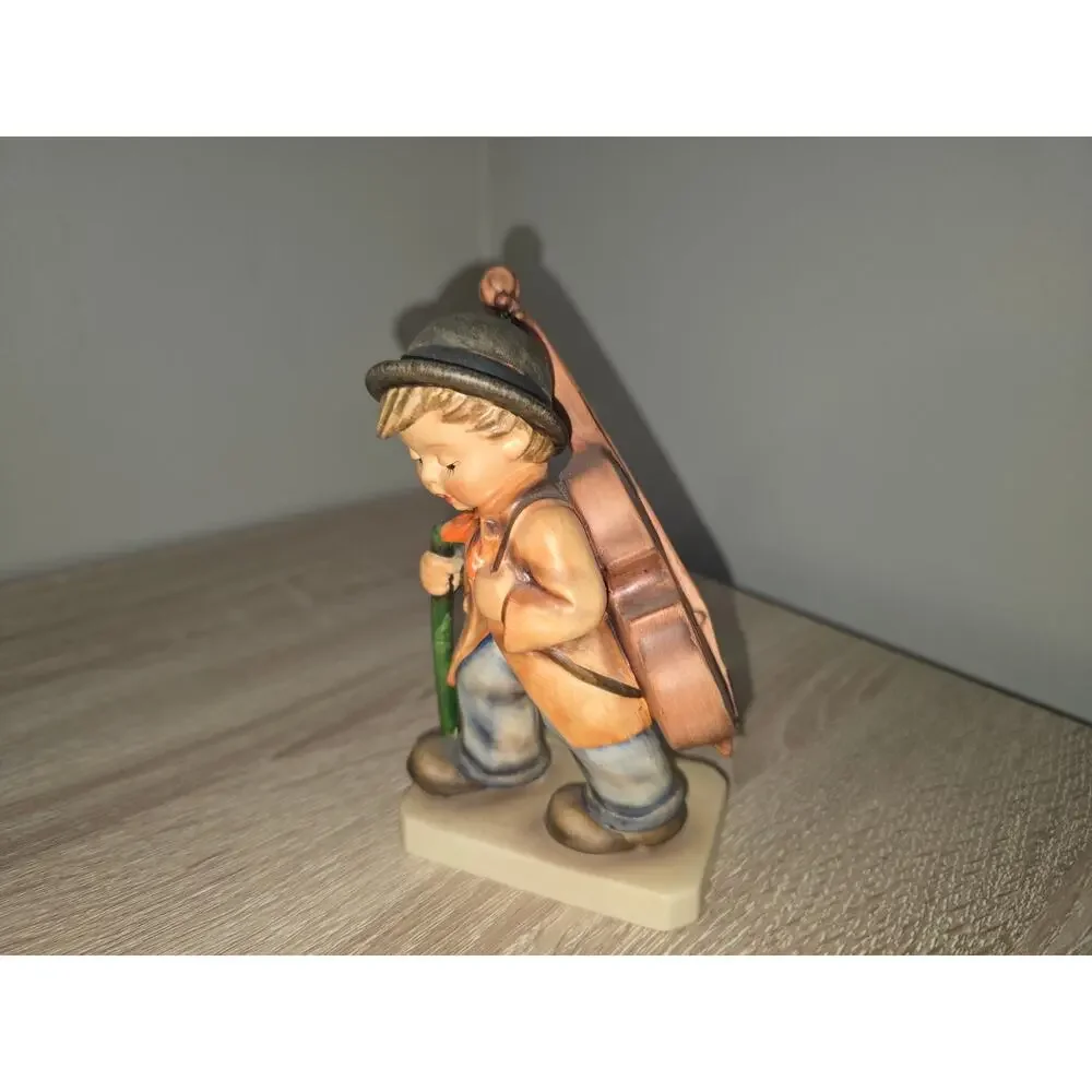 Vintage Hummel Figurine "Little Cellist" TMK 6 #89/1 5.5" Goebel Figure Germany - Picture 6 of 7